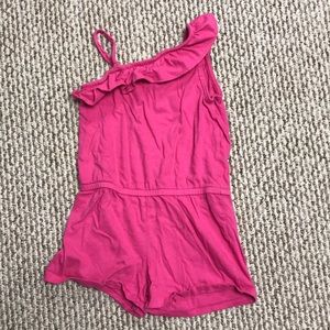 Gymboree pink romper size 7